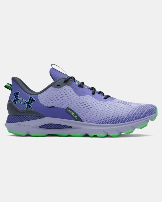 Unisex UA Sonic Trail Running Shoes in Purple image number 0